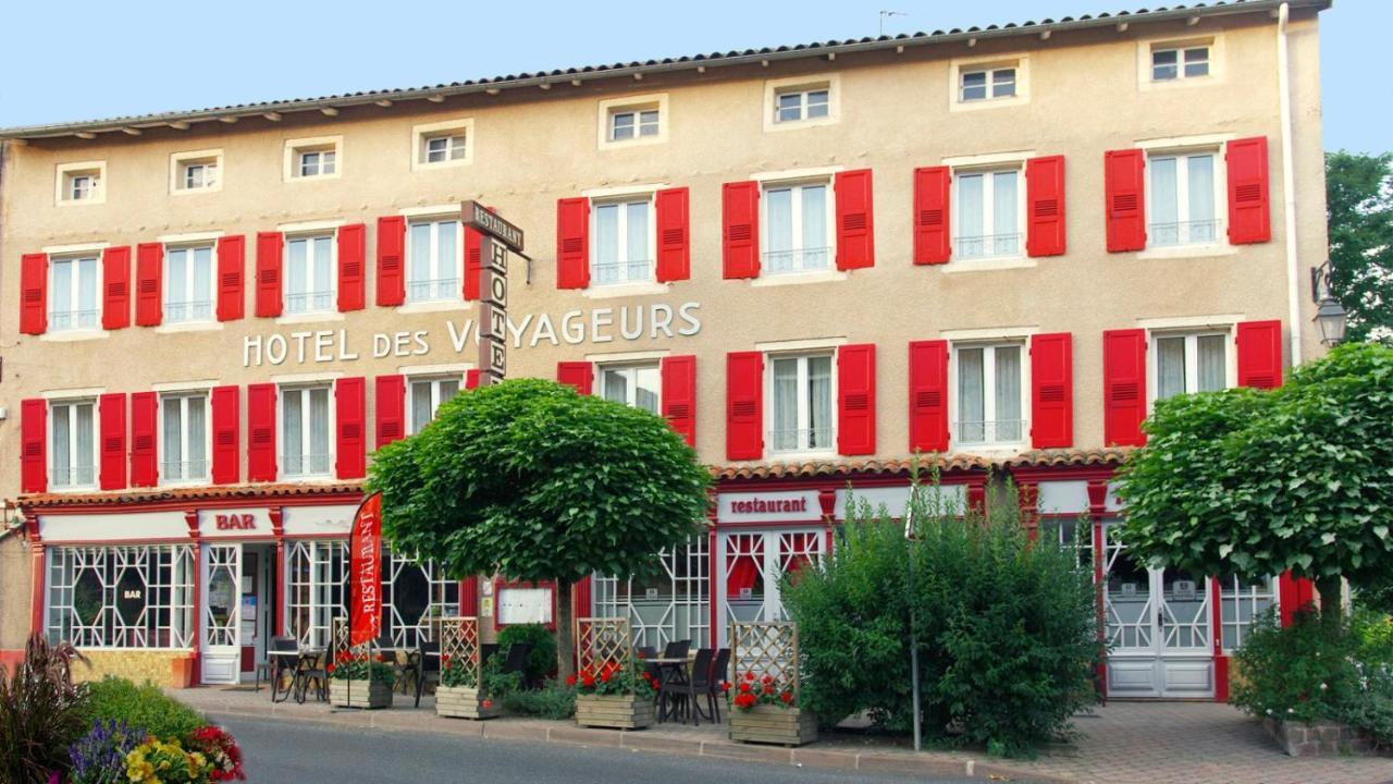 Saint-Paulien Logis Hotel Restaurant Des Voyageurs מראה חיצוני תמונה